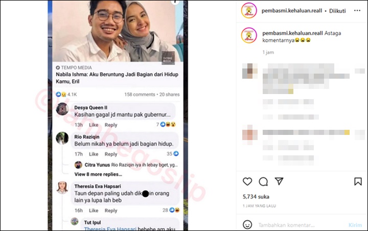 Masih Berduka, Nabila Kekasih Mendiang Eril Malah Dicibir Gagal Jadi Mantu Gubernur