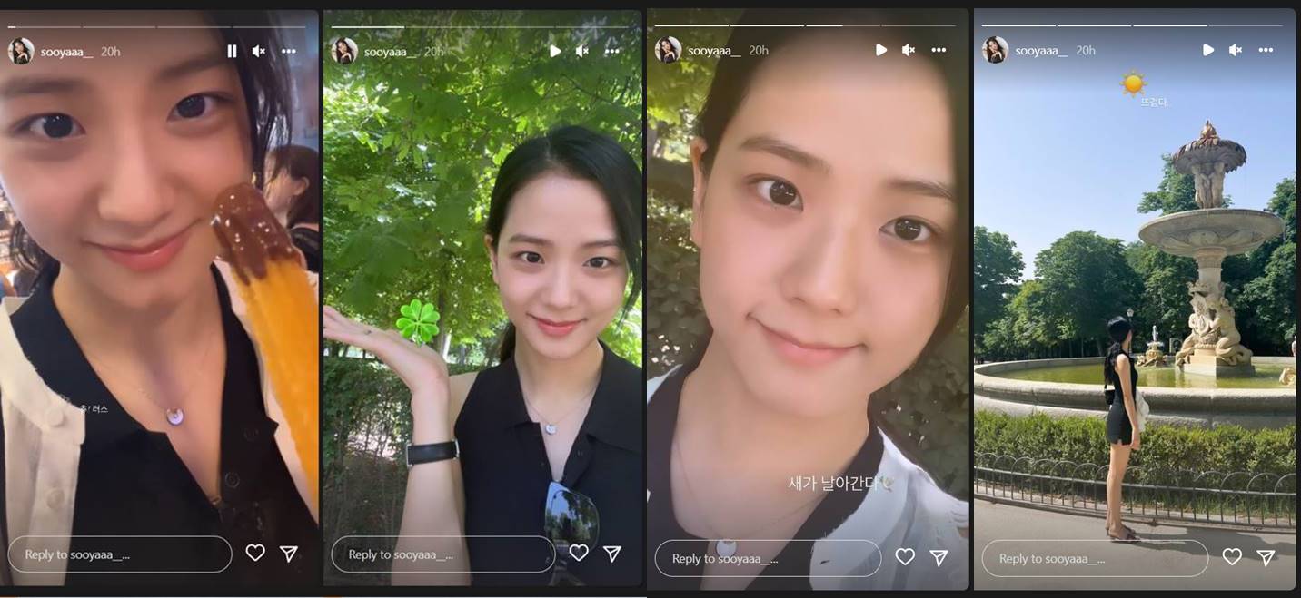 Jisoo BLACKPINK menunjukkan momen berlibur di Spanyol