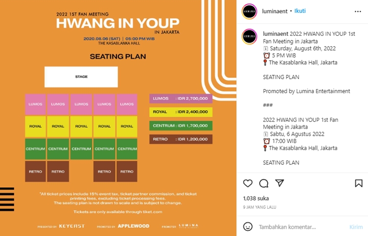 Tiket Termurah Rp1,2 Juta, Jumpa Fans Hwang In Yeop di Jakarta Tuai Protes Gegara Ini