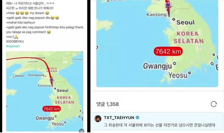 Harus Lewati Korut, Ini Pesan Taehyun TXT untuk Penggemar Demi Temui Dirinya di Korsel Pakai Sepeda