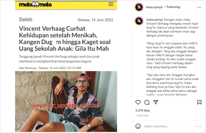 Curhat Kehidupan Setelah Menikah, Vincent Verhaag Akui Kangen Dugem dan Kagetkan Hal Ini