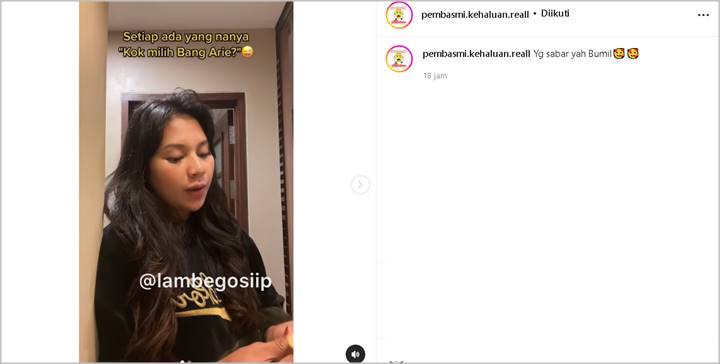 Indah Permatasari Balik Sindir Pedas Usai Ditanya Lagi Alasan Pilih Arie Kriting, Pembelaan Menggema