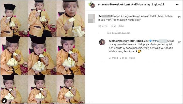 Pamer Skill Make Up, Rahmawati Kekeyi Jawab Savage Usai Malah Dinyinyir Punya Beban Hidup Berat