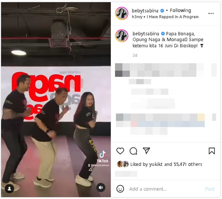 Beby Tsabina Berhasil Bikin Deddy Mizwar Joget TikTok, Aksinya Bikin Gemas