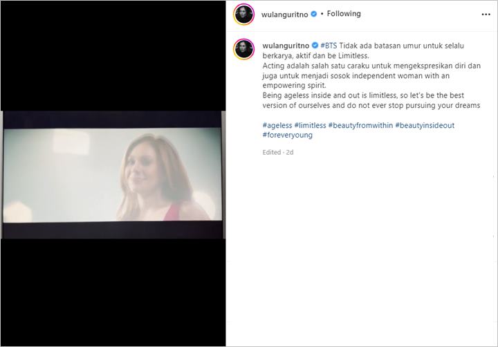 Wulan Guritno Trending Twitter Usai Bagikan Video Pesan Motivasi, Ternyata Ini yang Bikin Salfok