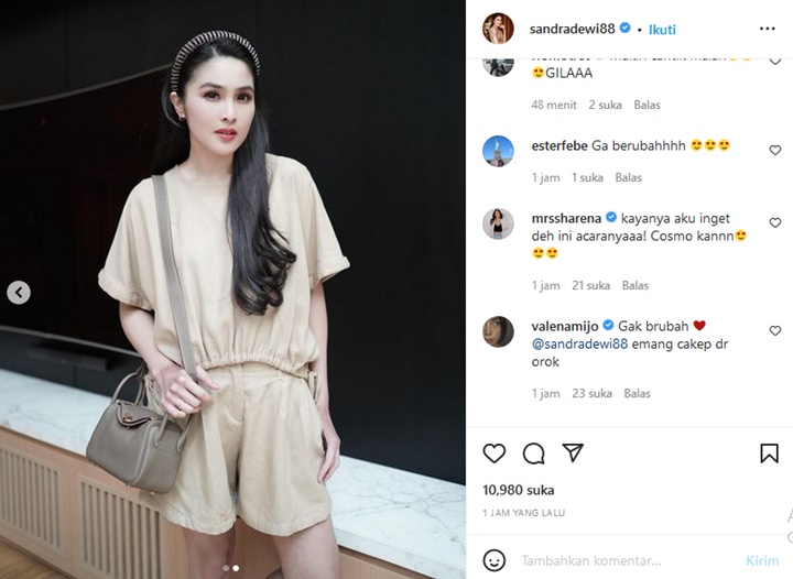 Nostalgia! Sandra Dewi Bagikan Foto 13 Tahun Lalu vs Sekarang, Respons Suami Tak Disangka