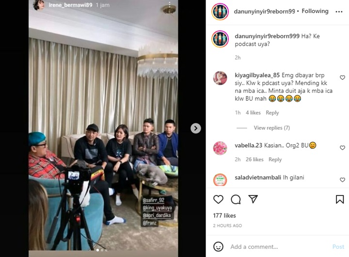 Uya Kuya Dikritik Karena Undang Kakak dan Eks Suami Marissya Icha, Podcast Batal Tayang?