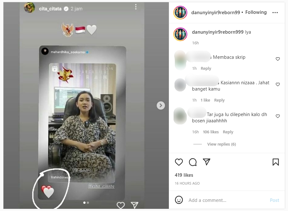 Cita Citata Pamer Dapat \'Emoji Love\' Ini dari Didi Mahardika