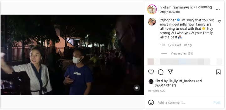 Ramai Dipertanyakan, John Hopkins Komentar Begini Usai Nikita Mirzani Kerap Posting Soal Kepolisian
