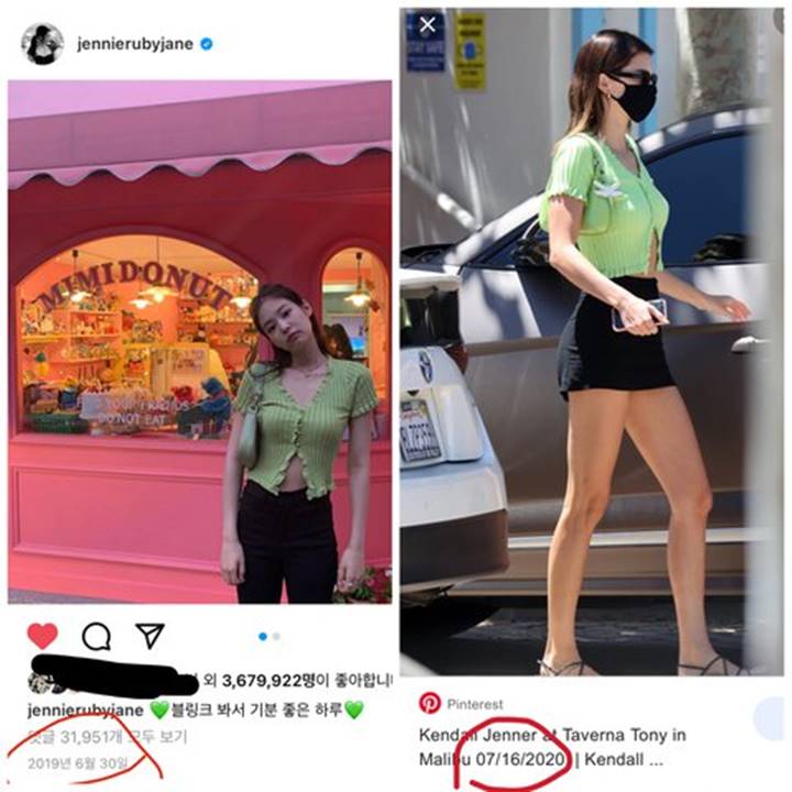 Gelar Trendsetter Jennie BLACKPINK Jadi Perdebatan Gegara Kendall Jenner 2