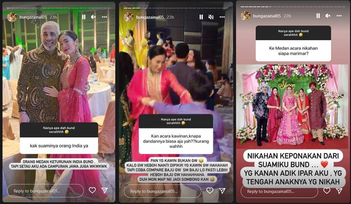 Dandan Memesona Ala Wanita India Dinyinyir Kurang Heboh, Jawaban Kocak Bunga Zainal Masih Jleb