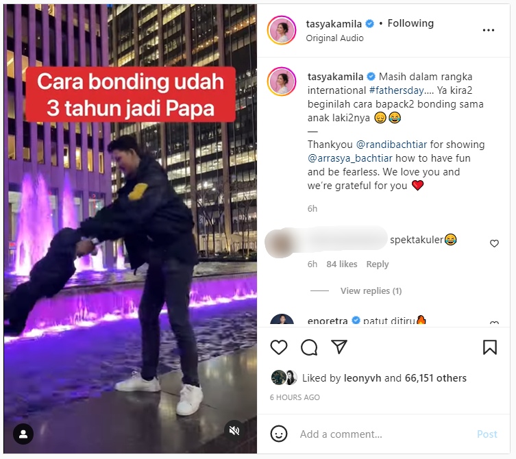 Tasya Kamila Ungkap Cara Suami Bonding ke Anak, Justru Bikin \'Ngeri\'