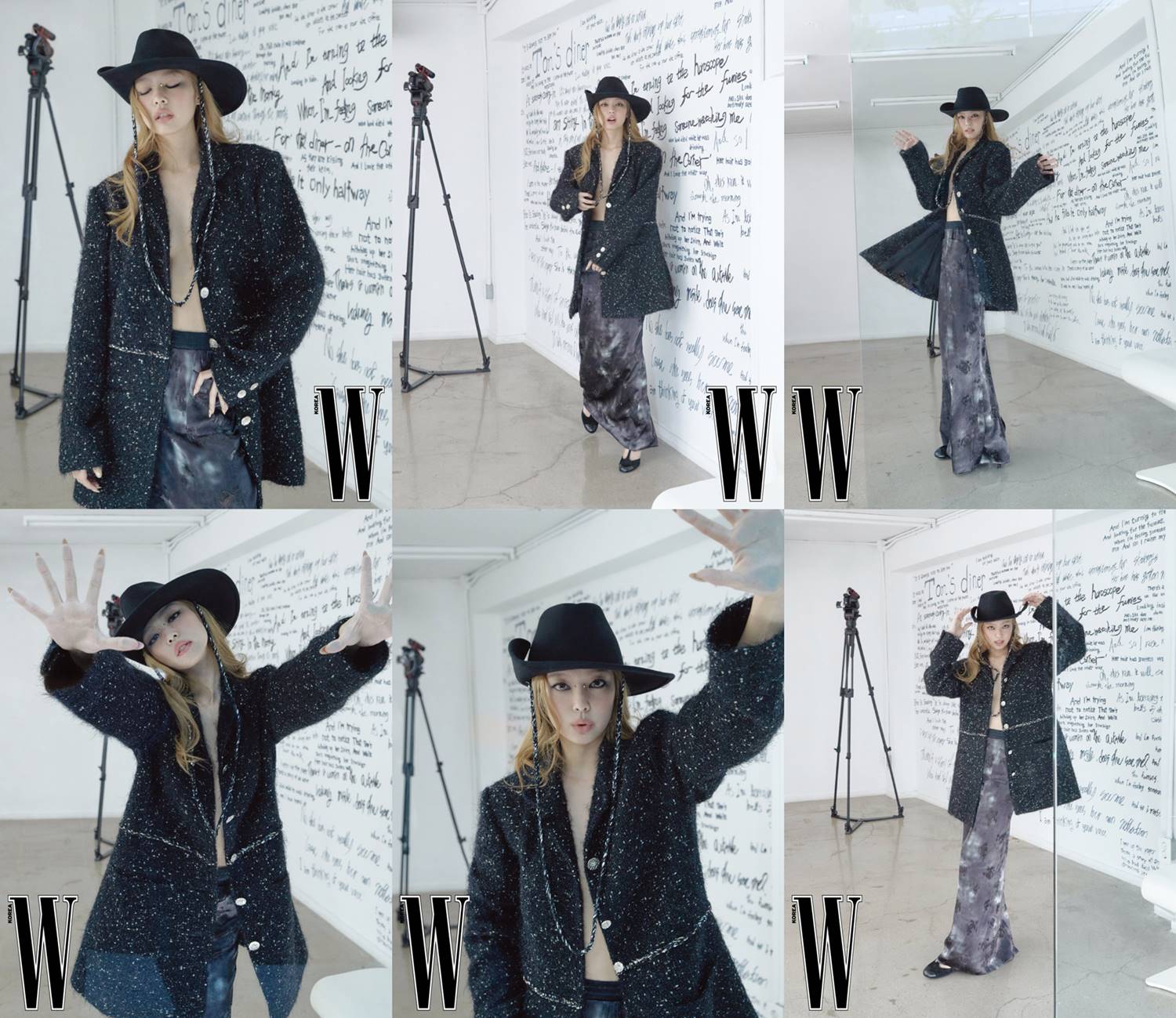 Penampilan Jennie BLACKPINK di W Korea edisi Juli 2022
