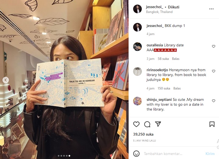 Maudy Ayunda dan Jesse Choi Kompak Pamer Foto Ini Saat Honeymoon: Bucinnya Orang Pinter
