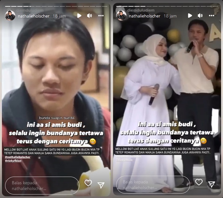 Nathalie Holscher Pamer Sikap Manja Rizky Febian di Tengah Cekcok dengan Putri Delina