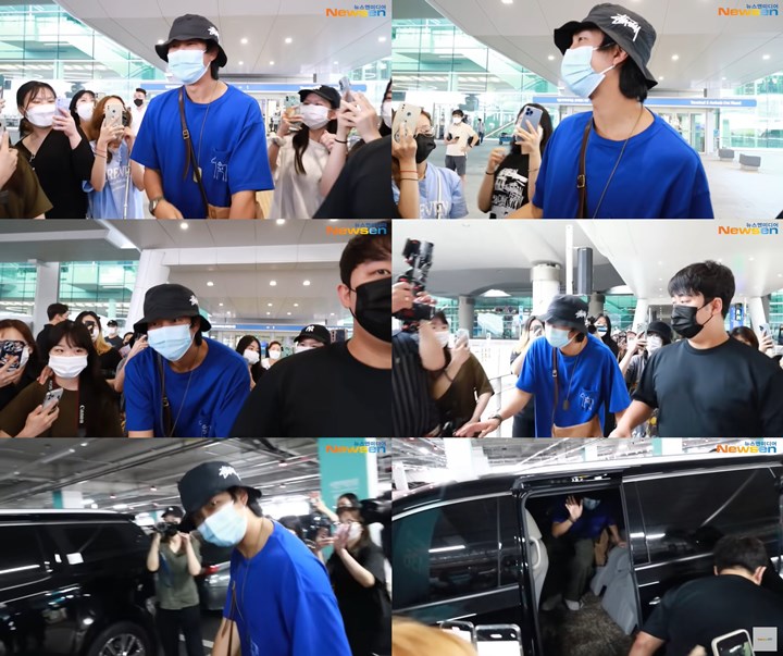 Minim Keamanan, Sikap RM BTS Saat Bertemu dengan Fans dan Awak Media di Bandara Jadi Sorotan