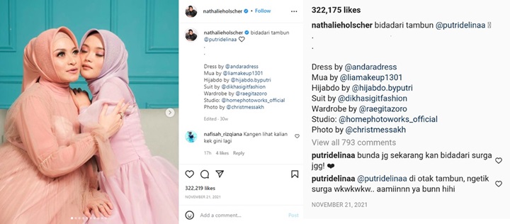 Sempat Puji Nathalie Holscher Bidadari Surga, Putri Delina Blak-blakan Ngaku Salah Ketik