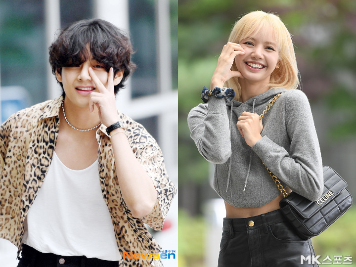 Satu Jet Pribadi, Adu Gaya Imut V BTS dan Lisa BLACKPINK Bikin Gemas