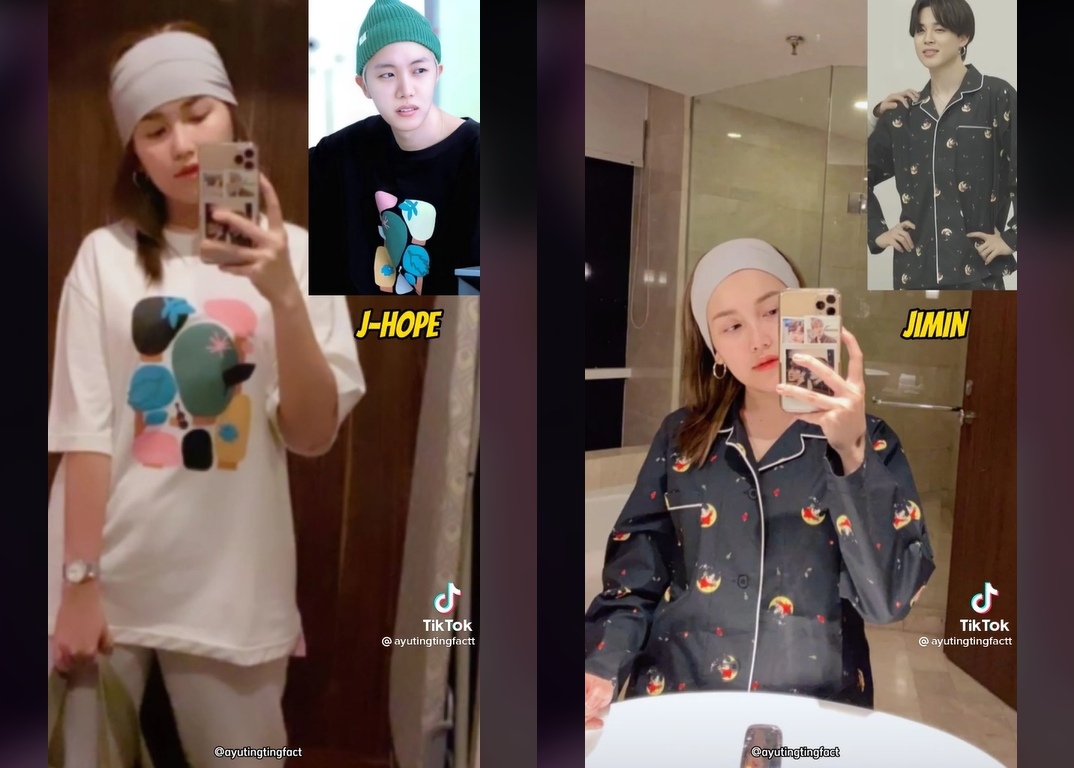Selain Suga, Ayu Ting Ting Sempat Pakai Sederet Outfit Kembaran Bareng Member BTS Lain