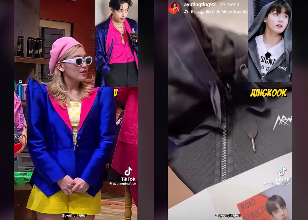 Selain Suga, Ayu Ting Ting Sempat Pakai Sederet Outfit Kembaran Bareng Member BTS Lain