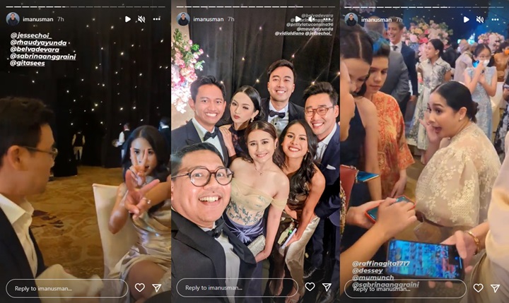 Nagita Slavina Kondangan Bareng Circle Maudy Ayunda, Sikapnya Saat Diajak Foto Tuai Pujian