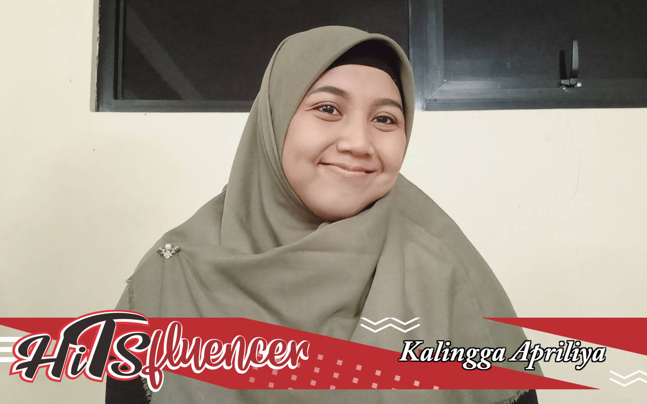 HITSfluencer : Kalingga Apriliya, Sang Guru Asyik Kesayangan Para Siswa Online