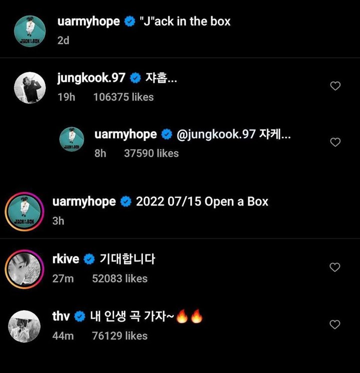 Member BTS Beri Tanggapan Begini Lihat Teaser Foto Album J-Hope \'Jack In The Box\'