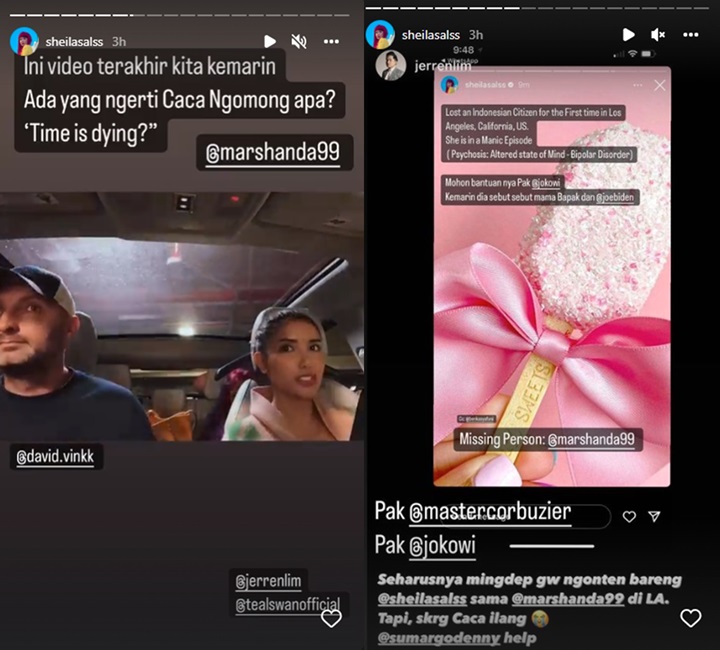 Geger Marshanda Diduga Hilang di LA, Obrolan Terakhir Bareng Sahabat Singgung Kematian