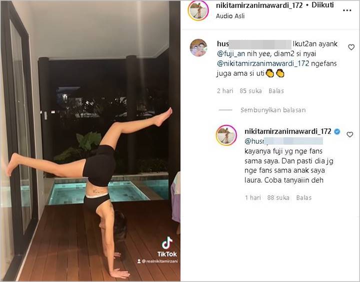 Biasa Ngegas, Jawaban Nikita Mirzani Soal Dituding Tiru Konten Fuji Tak Disangka