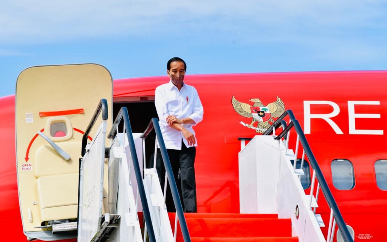 Pesawat yang Ditumpangi Jokowi Berputar di Atas Wilayah Turki dan Irak, Dipastikan Aman
