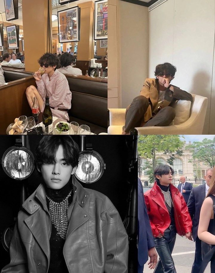 Lisa, V, dan Park Bo Gum Lebih Cakep Pakai Baju Kasual daripada Outfit Event Celine?