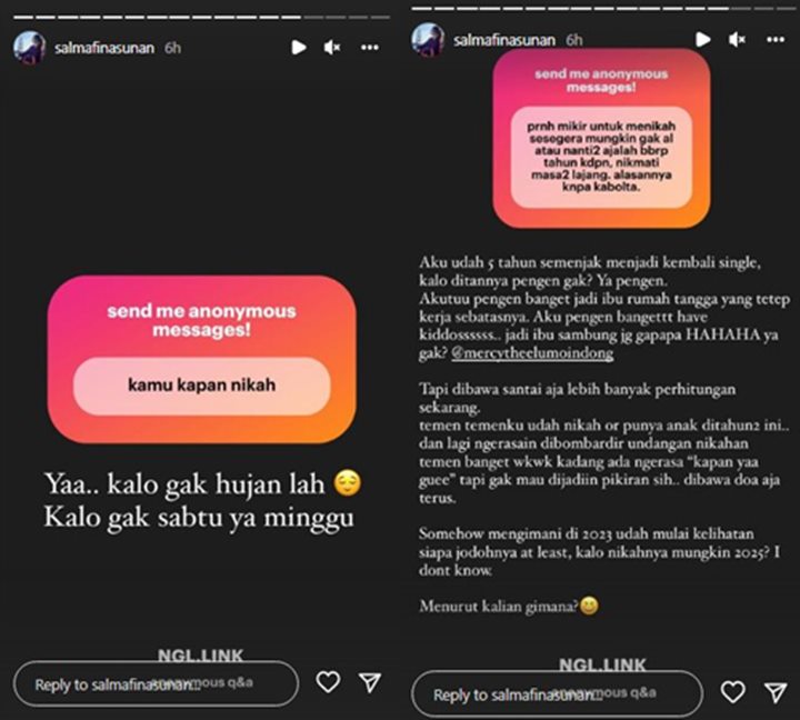 5 Tahun Menjanda, Salmafina Sunan Beri Jawaban Menggelitik Ini Saat