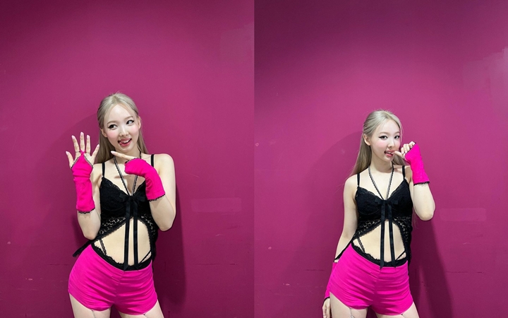 Body Goals, Nayeon TWICE Umbar Perut No Lemak Pakai Outfit Super Seksi