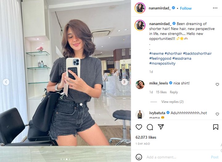 Penampilan Baru Nana Mirdad dengan Rambut Pendek Bikin Andrew White Heboh: So Sexy!