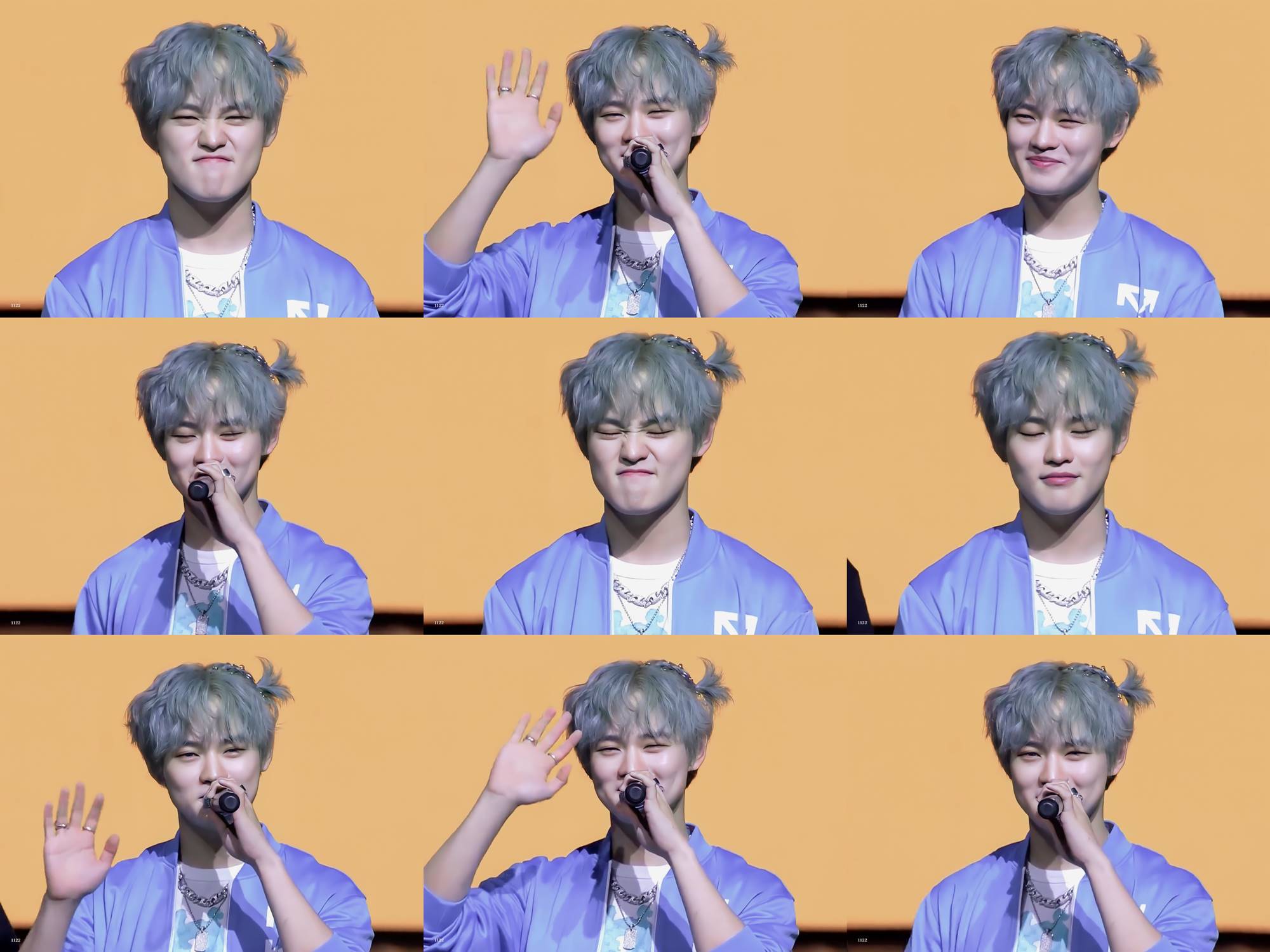 Rambut apel Chenle NCT di event Allo Bank Festival