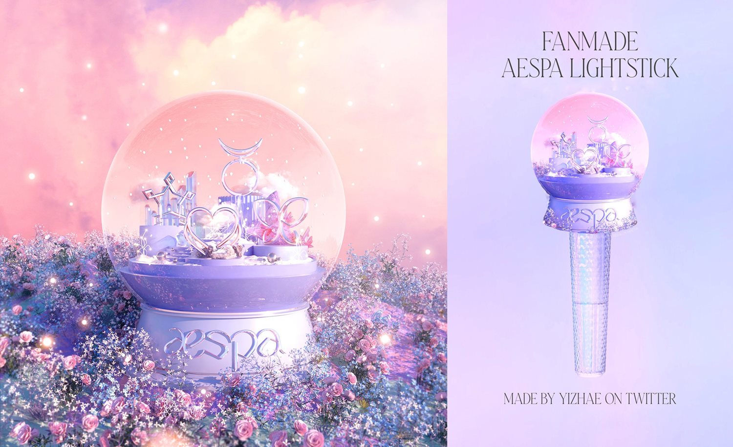 Dugaan desain lightstick aespa