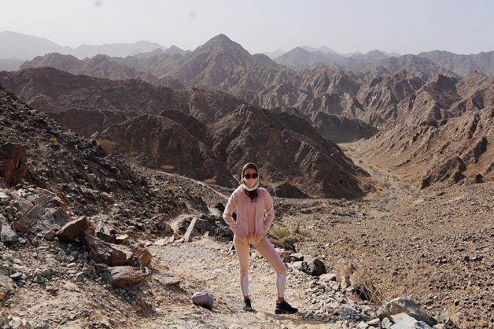 Hiking di Uni Emirat Arab