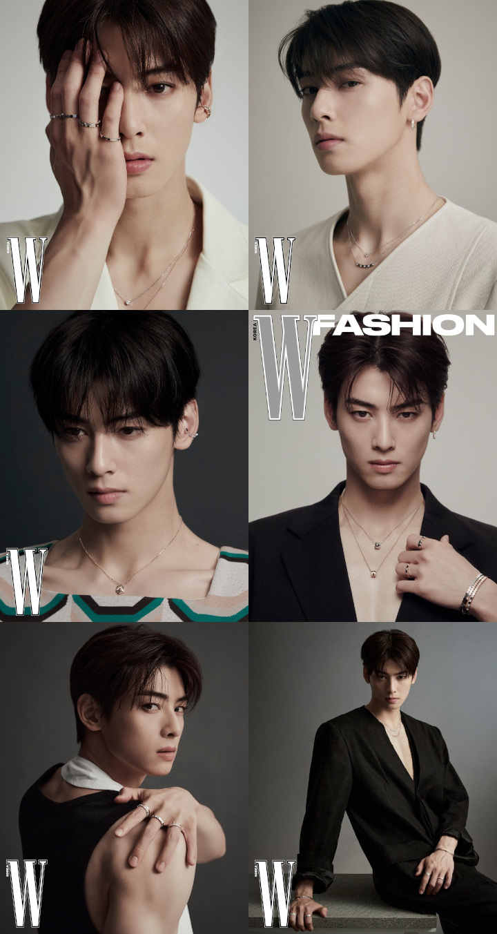 Visual Cha Eunwoo ASTRO di Pemotretan Brand Perhiasan