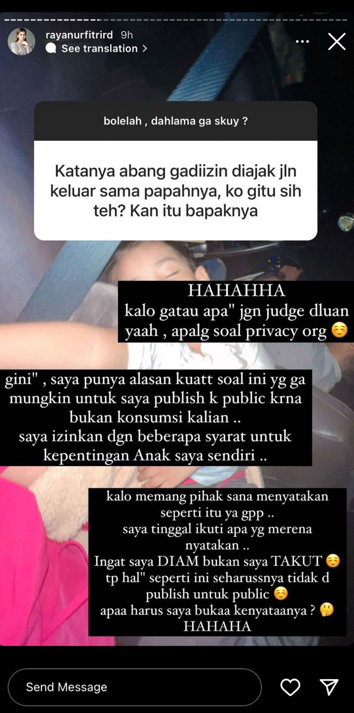 Raya Kitty Ribut dengan Mantan Suami Perkara Anak, Ngegas Saat Disudutkan Netter