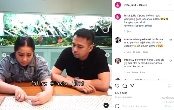 Raffi Ahmad Melongo Dengar Alasan Nagita Slavina Soal Hobi Dandani Rayyanza Pakai Kostum