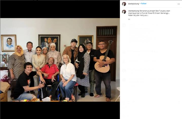 Bob Tutupoly Meninggal Dunia, Addie MS Hingga Yuni Shara Tulis Ungkapan Duka