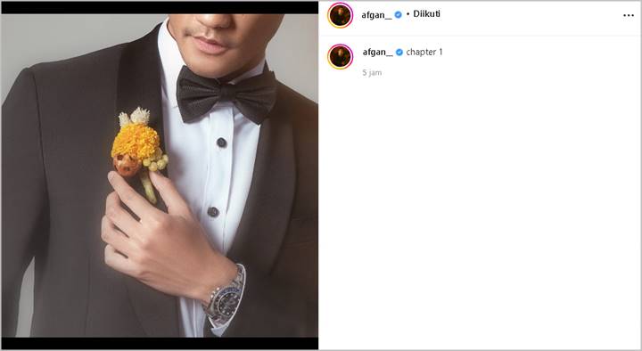 Afgan Tampil Gagah Kenakan Jas Singgung Chapter 1, Fans Auto Overthinking Bakal ‘Sat Set Sat Set’