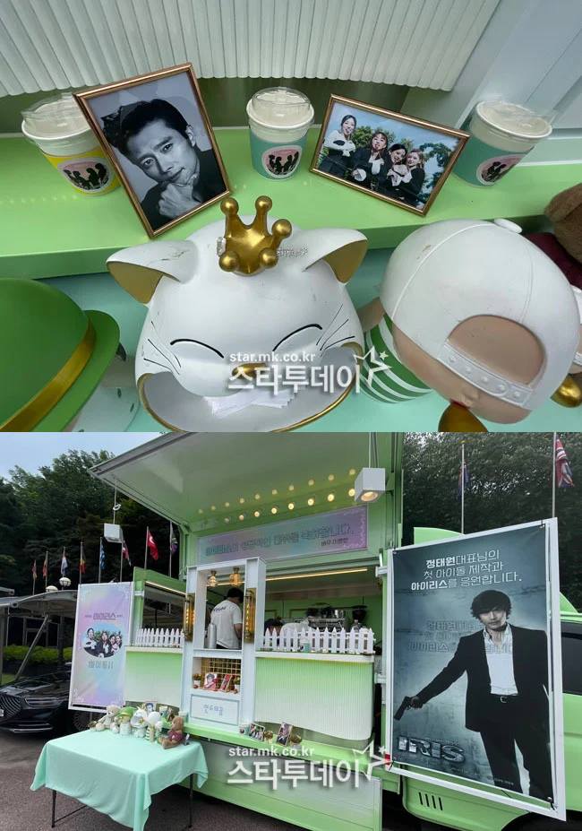 Kiriman truk makanan Lee Byung Hun ke IRRIS