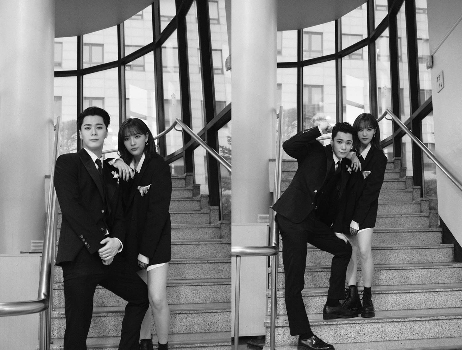 Moon Sua Billlie membagikan momen bersama dengan Moonbin ASTRO