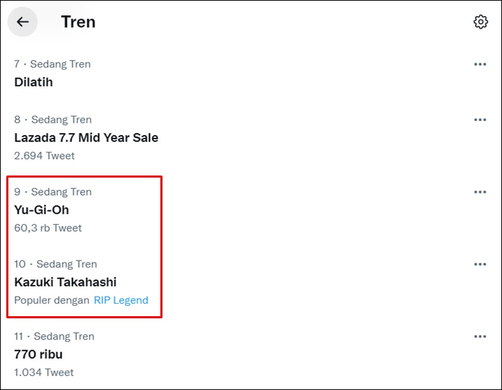 Trending Topic