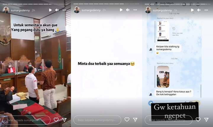 Dicecar Pengacara Eks Manajer, Denny Sumargo Dicurigai Bohong Karena Beri Pernyataan Beda