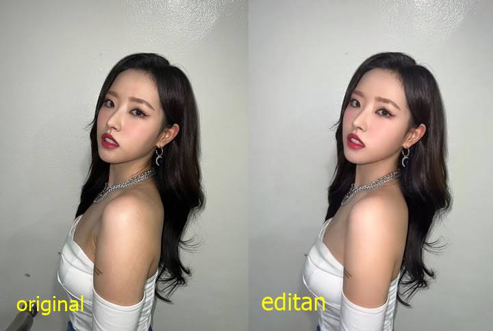 Foto Olivia Hye LOONA Diedit Terlalu Berlebihan, Agensi Kena Kritik