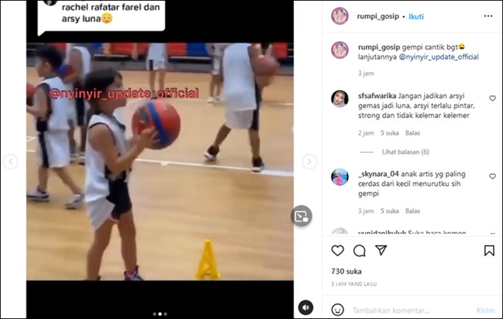 Gempi Putri Gading Marten Disebut Bak Titisan Yuki Kato Gara-gara Kemiripan Ini