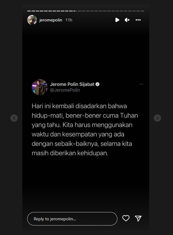 Jerome Polin Ikut Tanggapi Soal Penembakan Mantan PM Jepang Shinzo Abe, Akui Syok Karena Alasan Ini