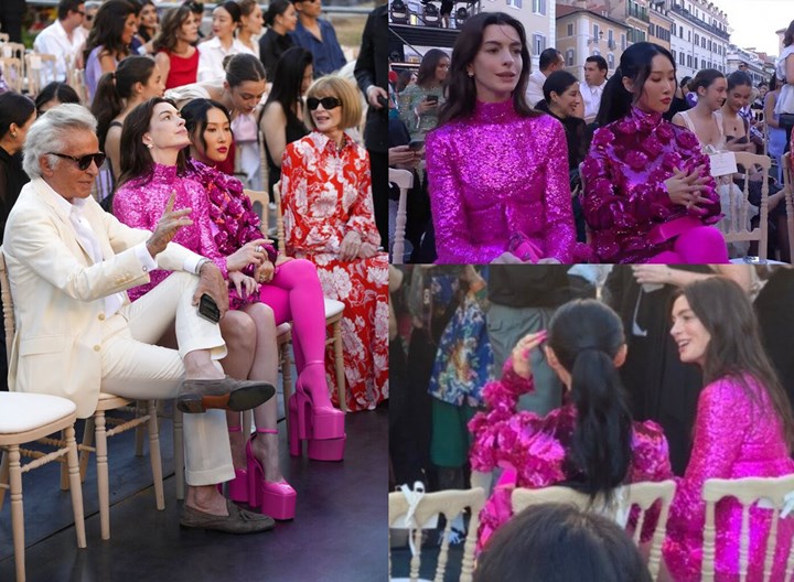 Outfit Ala Barbie Hwasa Mamamoo Bak Janjian dengan Anne Hathaway, Secetar Apa?